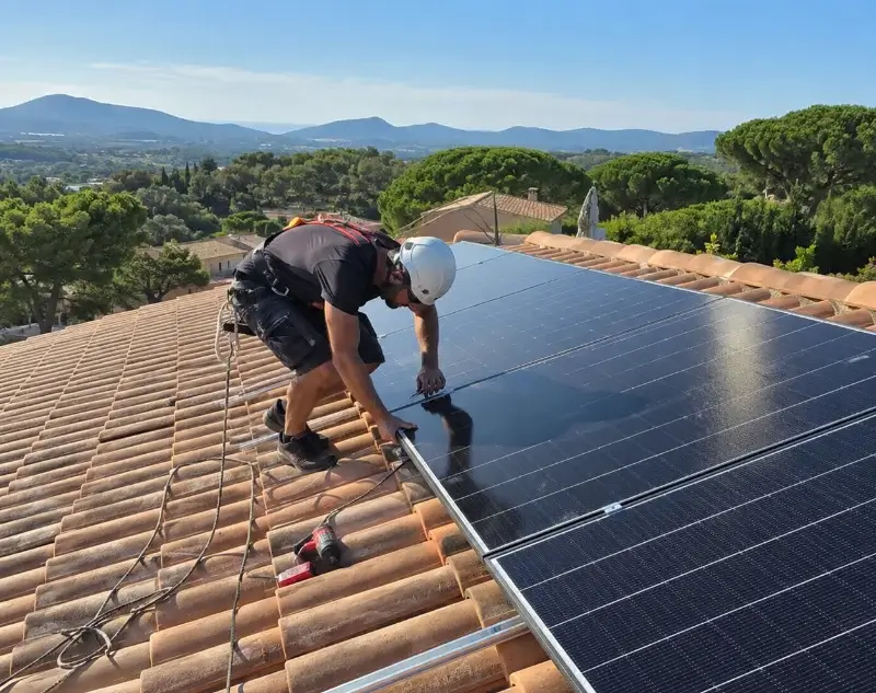 Installateur panneaux solaires Brissac — pose photovoltaïque sur toiture