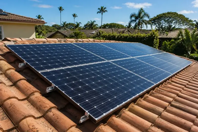 Installation de panneaux solaires à Brissac
